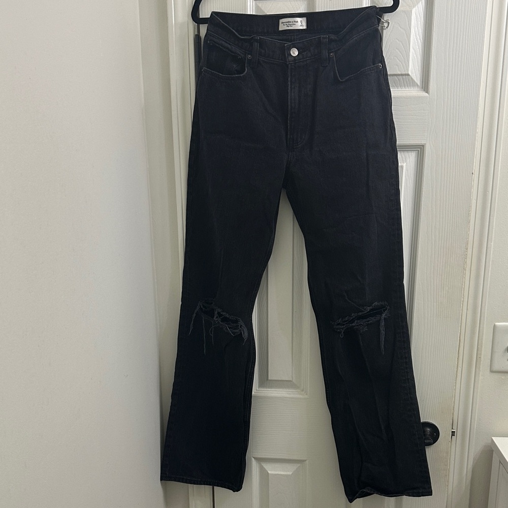 A&F 90s relaxed Jean high rise sz 27L